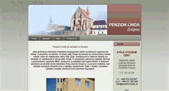 Desktop Screenshot of penzion-linda.cz